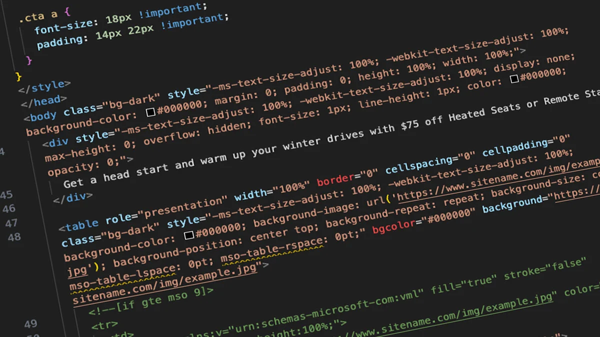 Hand-Coded Monthly Email Program